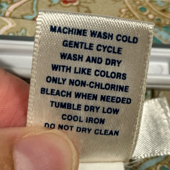 Old Navy Womens Y2K Sleeveless Top Size M Tan Paisley Bohemian Cottagecore Boho - Picture 7 of 7